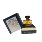 Parfum Karat Maison Alhambra 100 ml, flacon présenté dans sa boîte d'emballage d'origine, sur fond blanc.